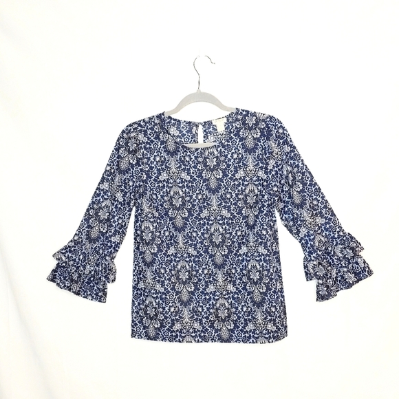 J. Crew Tops - J. Crew tunic top. Navy Blue, 00
